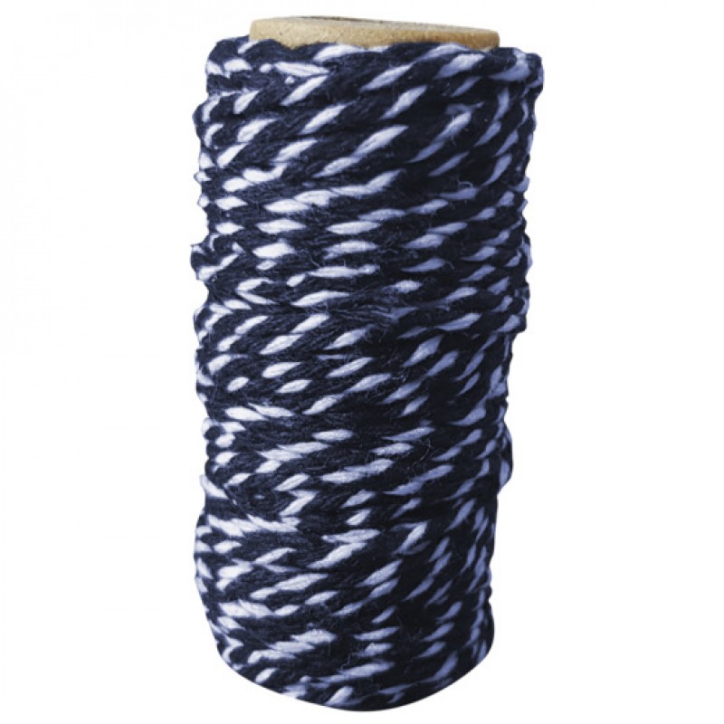 Card Deco Essentials Bakers Twine Blue-white