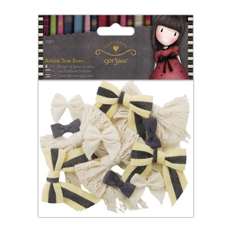 Ribbon Trim Bows (12pcs) - Simply Gorjuss