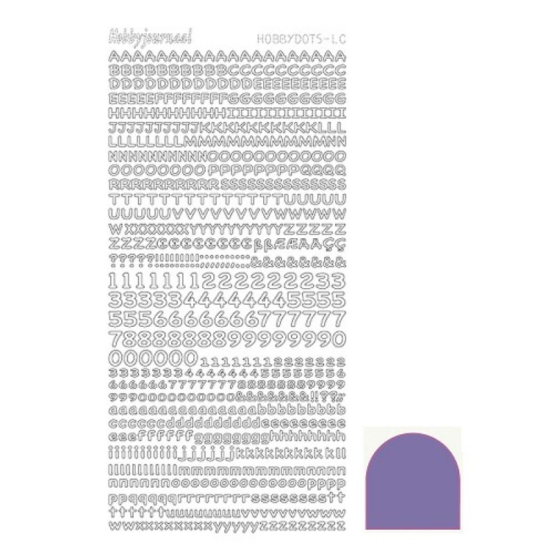 Hobbydots sticker - Mirror Purple