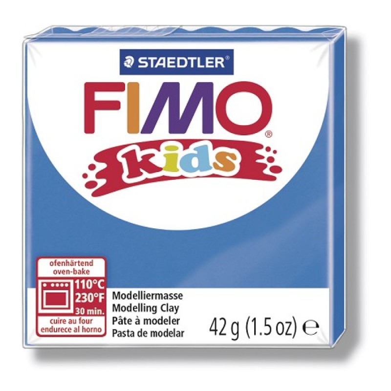 Fimo kids boetseerklei 42 g blauw