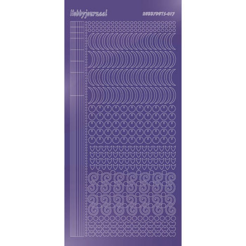 Hobbydots sticker - Mirror Purple