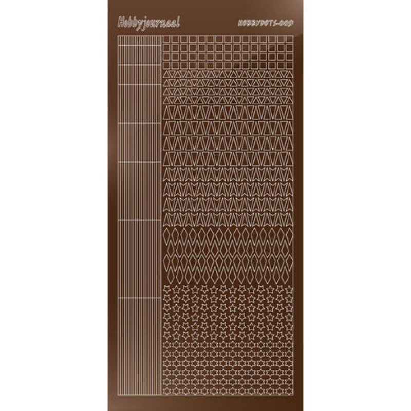 Hobbydots sticker - Mirror Brown