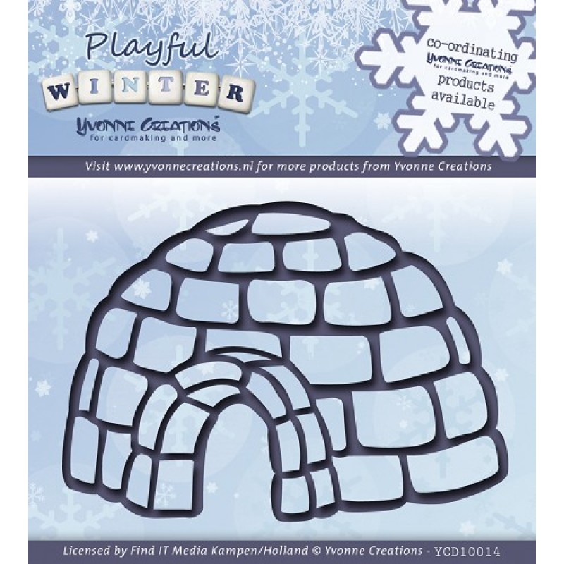 Die - Yvonne Creations - Playful Winter - Igloo