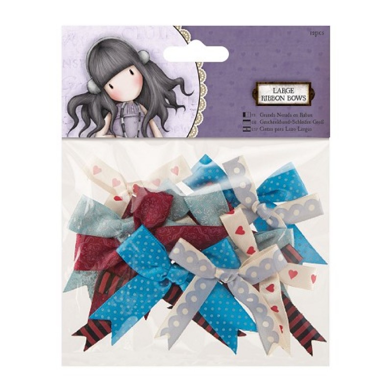 Large Ribbon Bows (12pcs) - Santoro