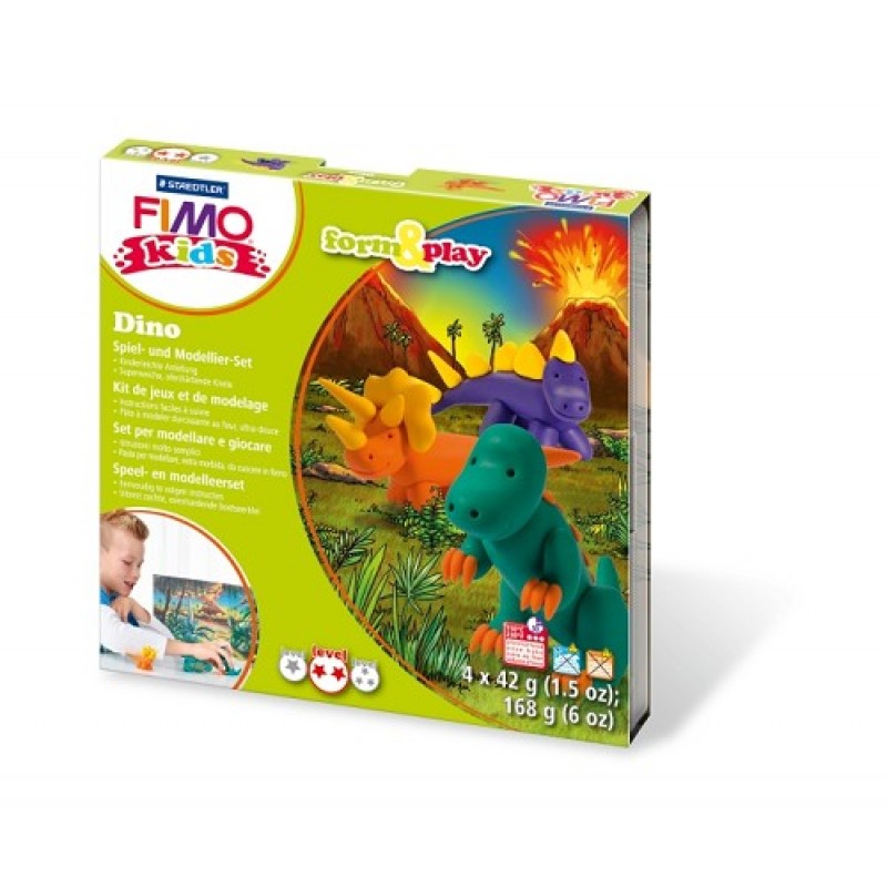 Fimo kids Form and Play Dino