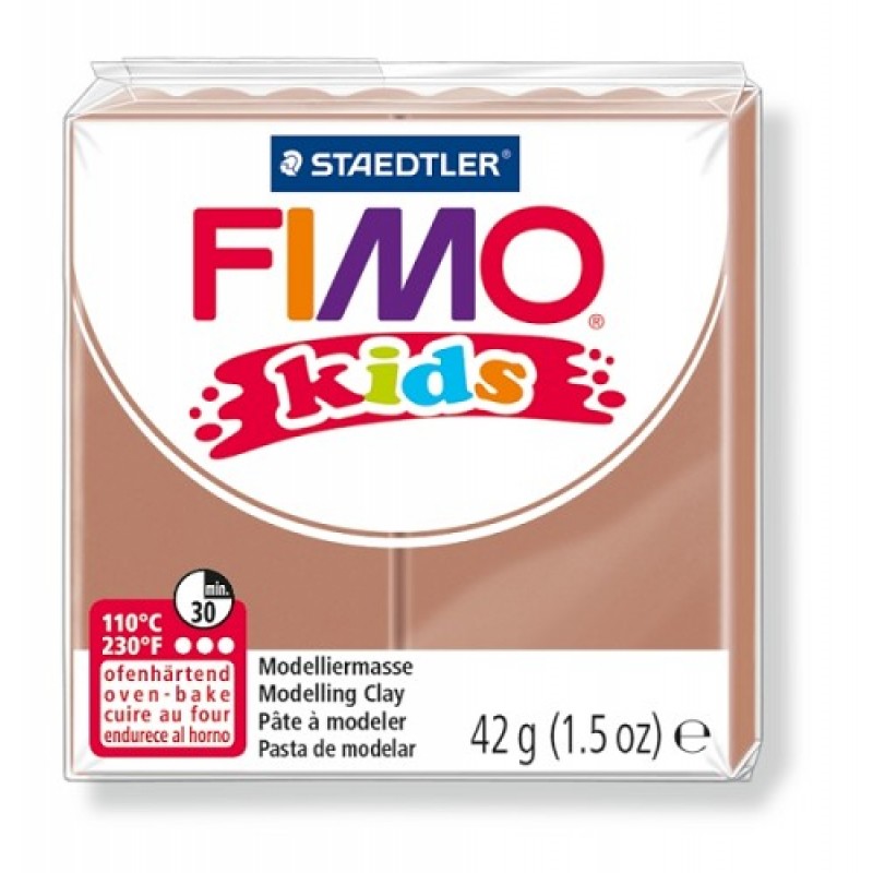 Fimo kids boetseerklei 42 g licht bruin