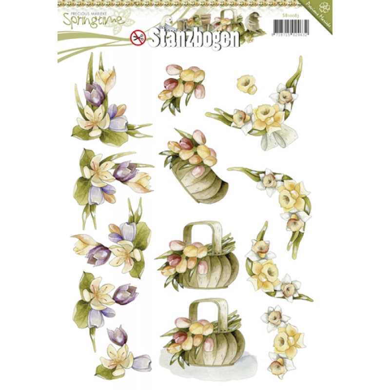 Nr. 2 Springtime 3D-Uitdrukvel Push-Out Precious Marieke