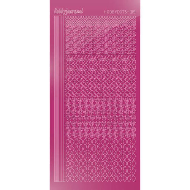 Hobbydots sticker - Mirror Pink