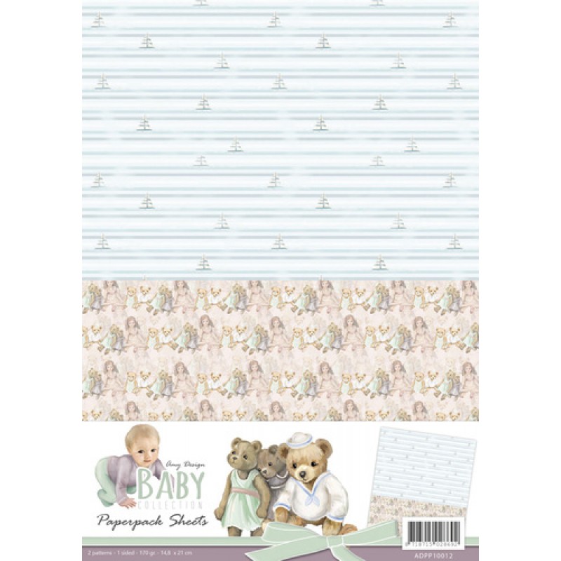  Baby Collection Background sheets 2 Paperpack Amy Design