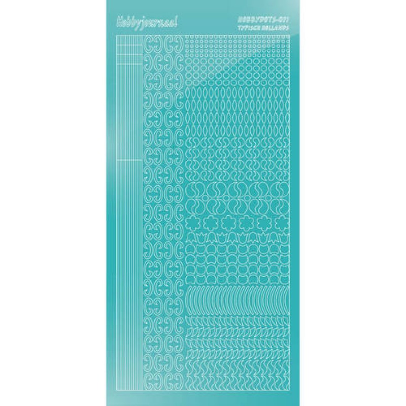 Hobbydots sticker - Mirror - Emerald