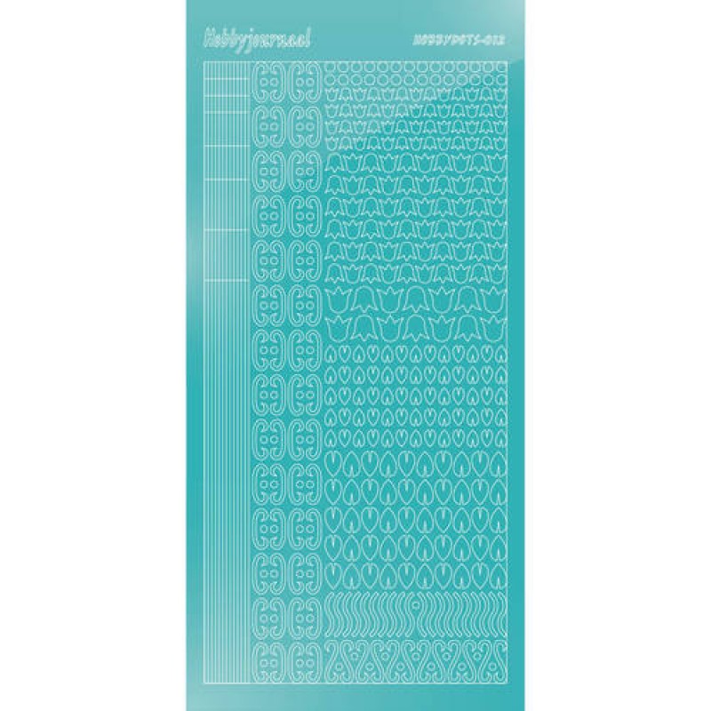 Hobbydots sticker - Mirror - Emerald