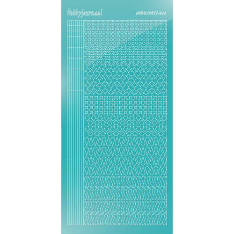 Hobbydots sticker - Mirror - Emerald