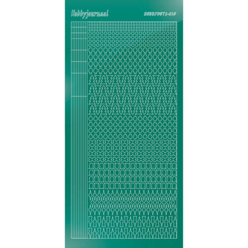 Hobbydots sticker - Mirror - Christmas Green