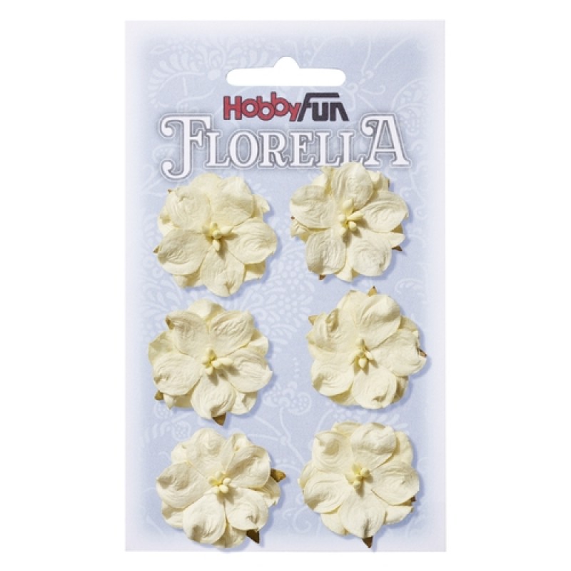 FLORELLA-Blüten creme, 3,5cm