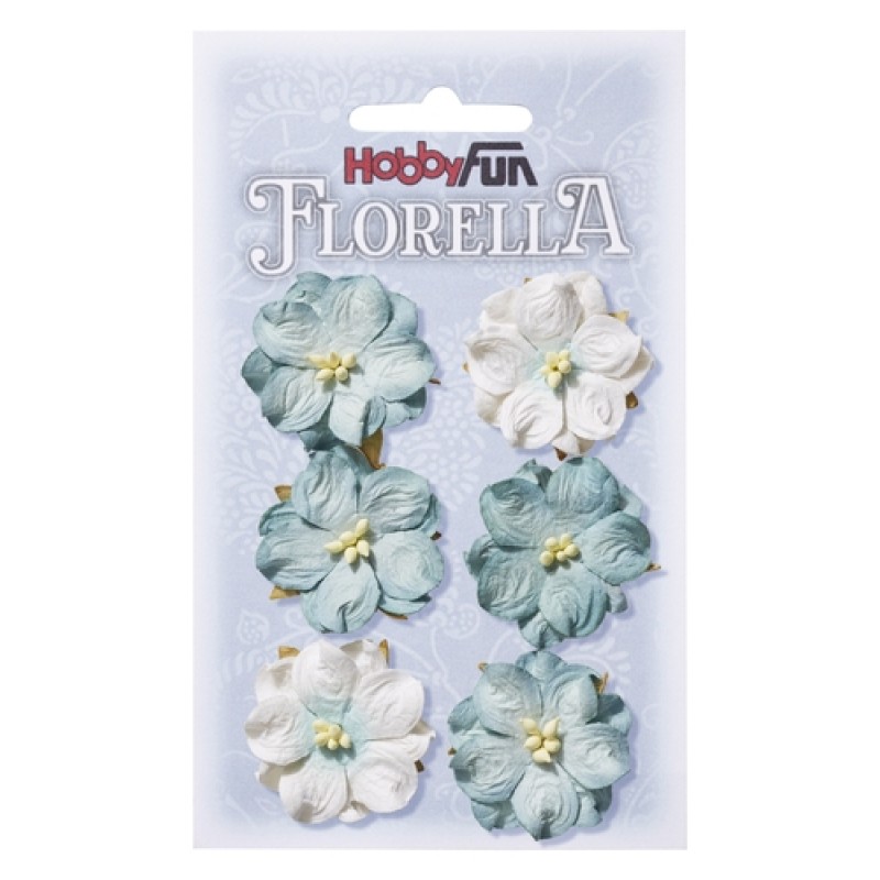 FLORELLA-Blüten hellblau, 3,5cm