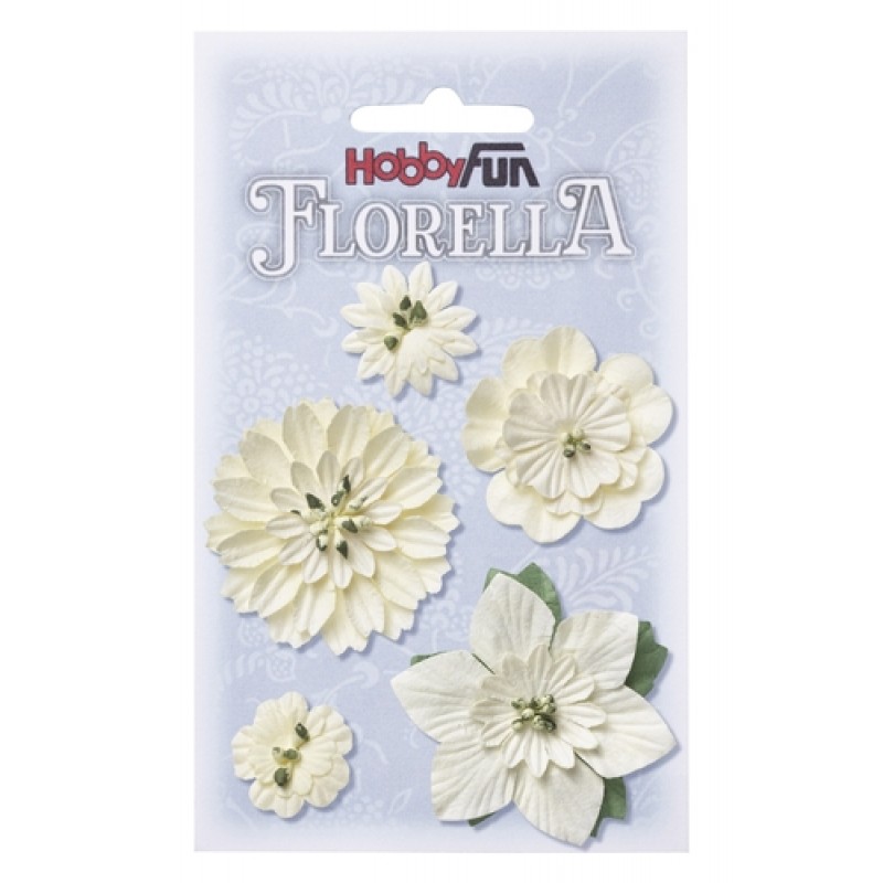 FLORELLA-Blüten creme, 2-5cm