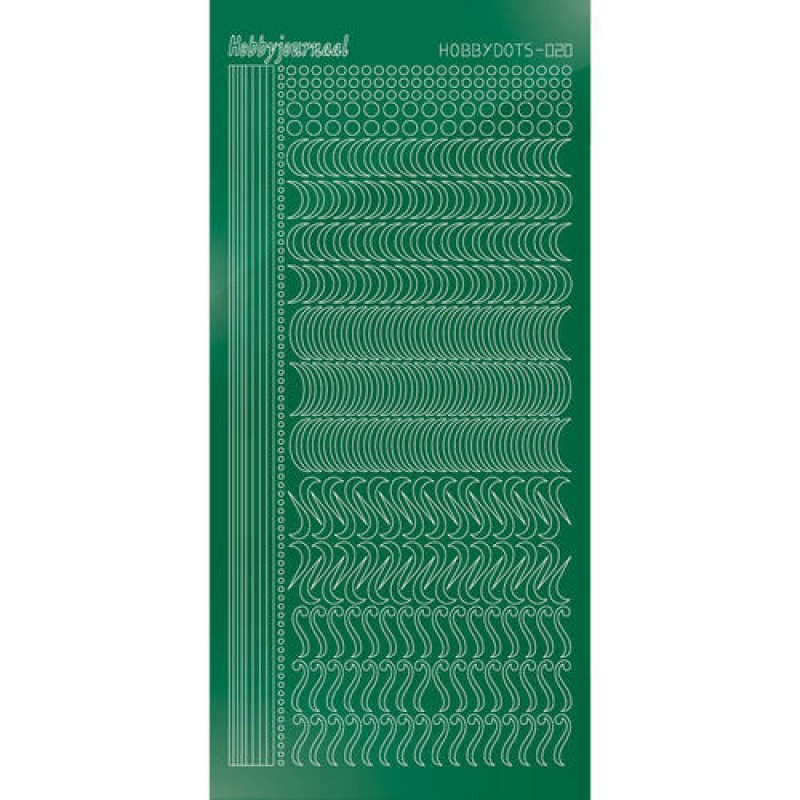 Hobbydots sticker - Mirror Green