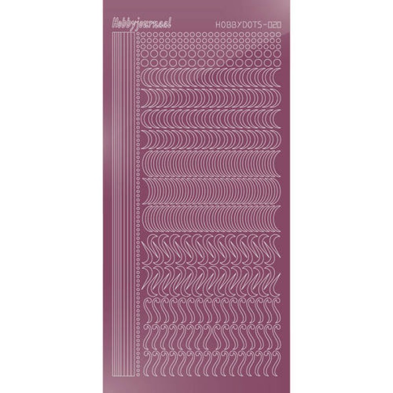 Hobbydots sticker - Mirror Violet