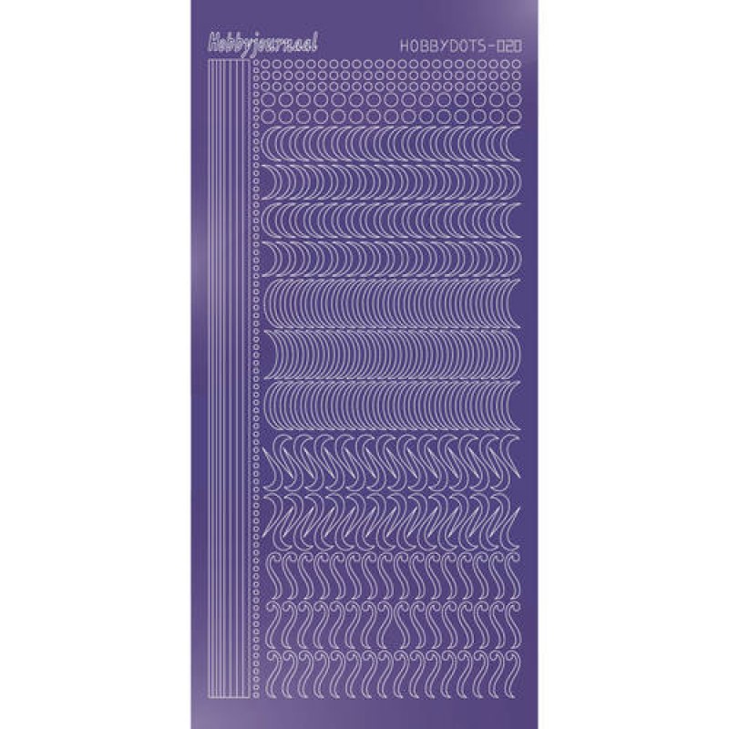 Hobbydots sticker - Mirror Purple