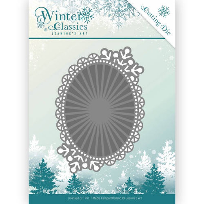 Die - Jeanine's Art - Winter Classics - Mirror Oval