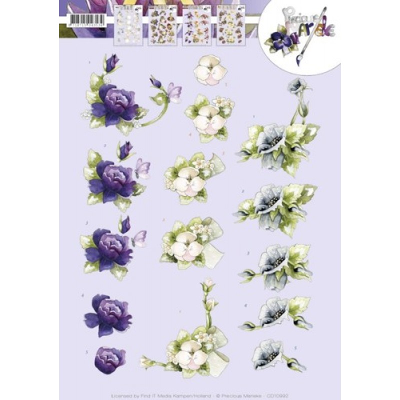 Spring Flowers 3D-Knipvel Precious Marieke