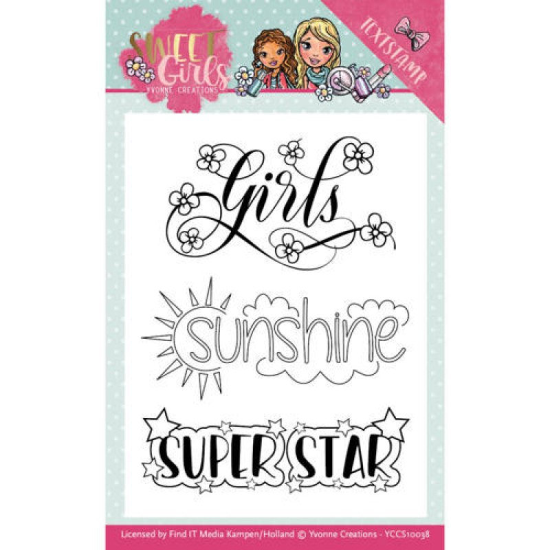 Sweet Girls - Clear Stamp - Yvonne Creations