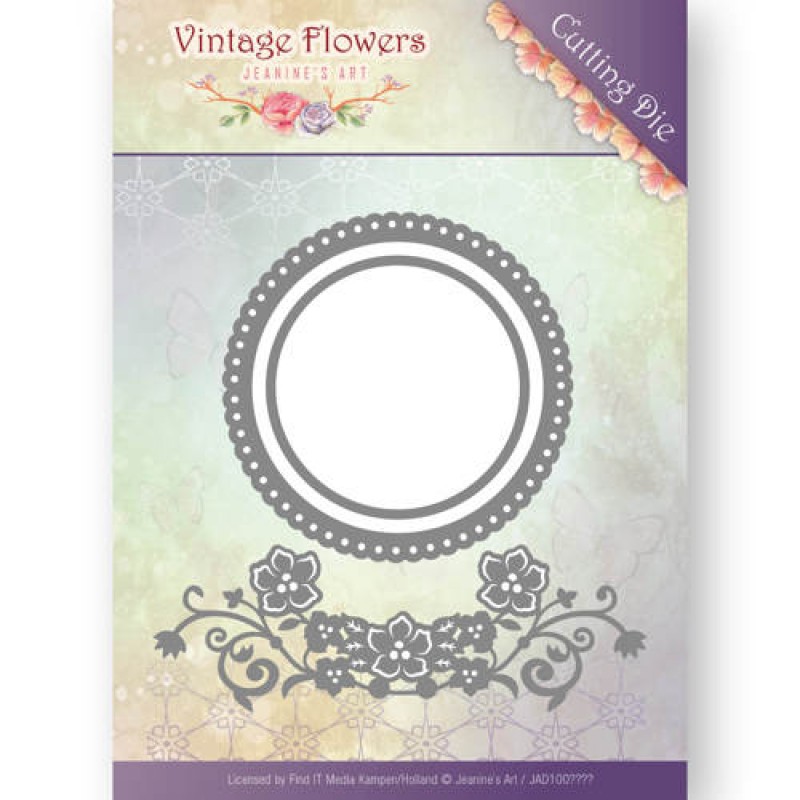 Dies - Jeanine's Art - Vintage Flowers - Flowers and Circles