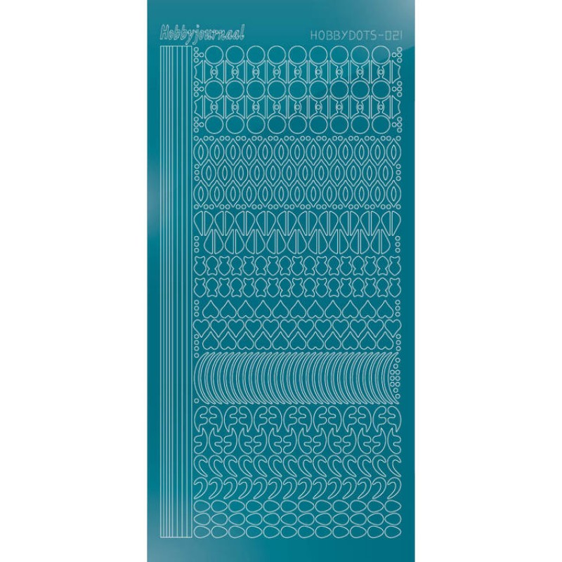 Hobbydots sticker - Mirror - Turquoise