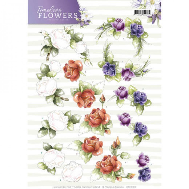 Roses Timeless Flowers 3D-Knipvel Precious Marieke