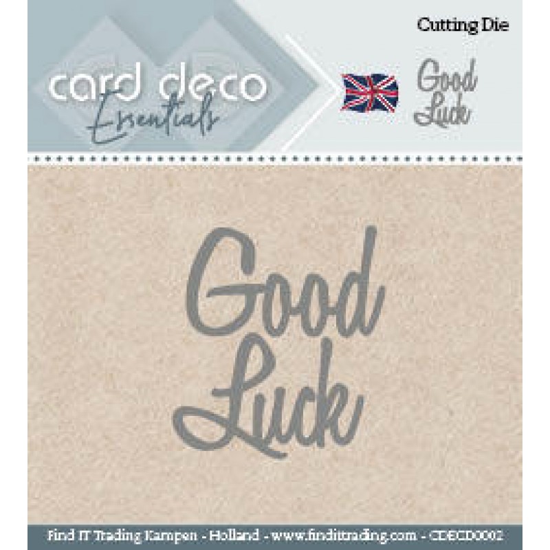 Card Deco Cutting Dies Good Luck