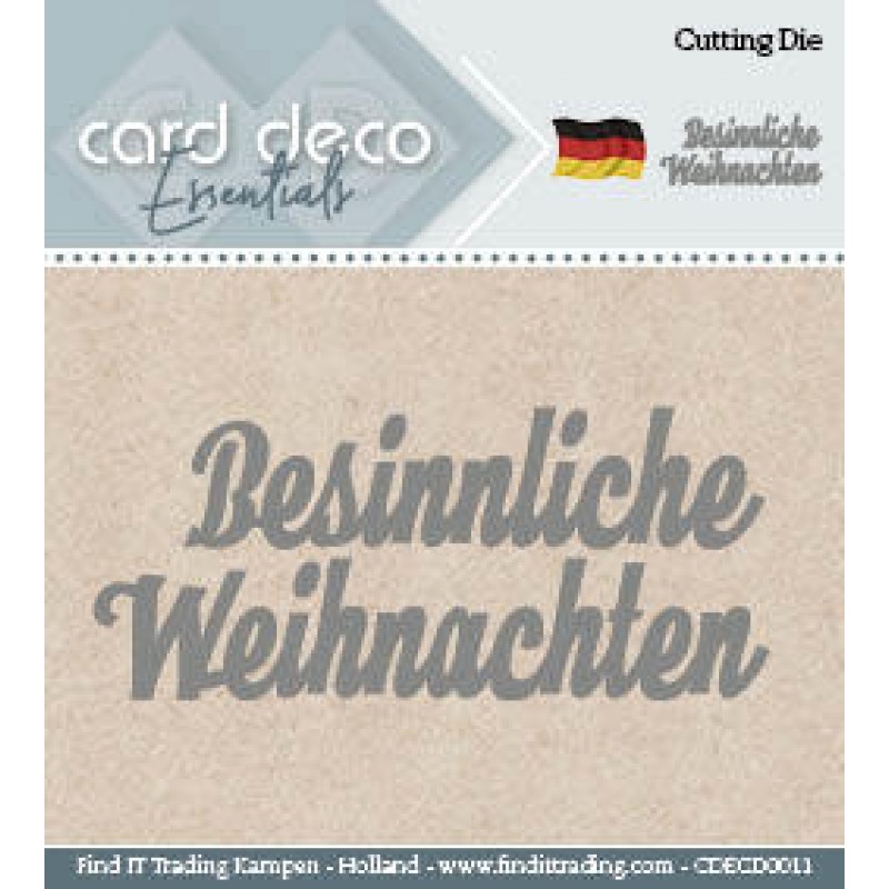 Card Deco Cutting Dies- Besinnliche Weihnachten