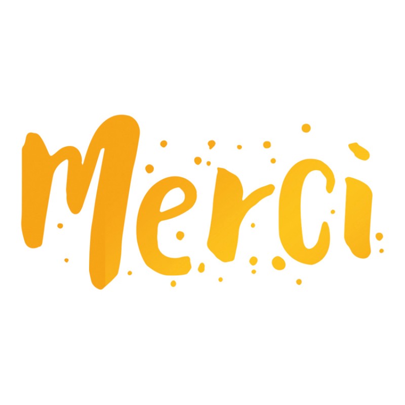 Merci Hotfoil Stamp (66 x 36mm | 2.6 x 1.4in)