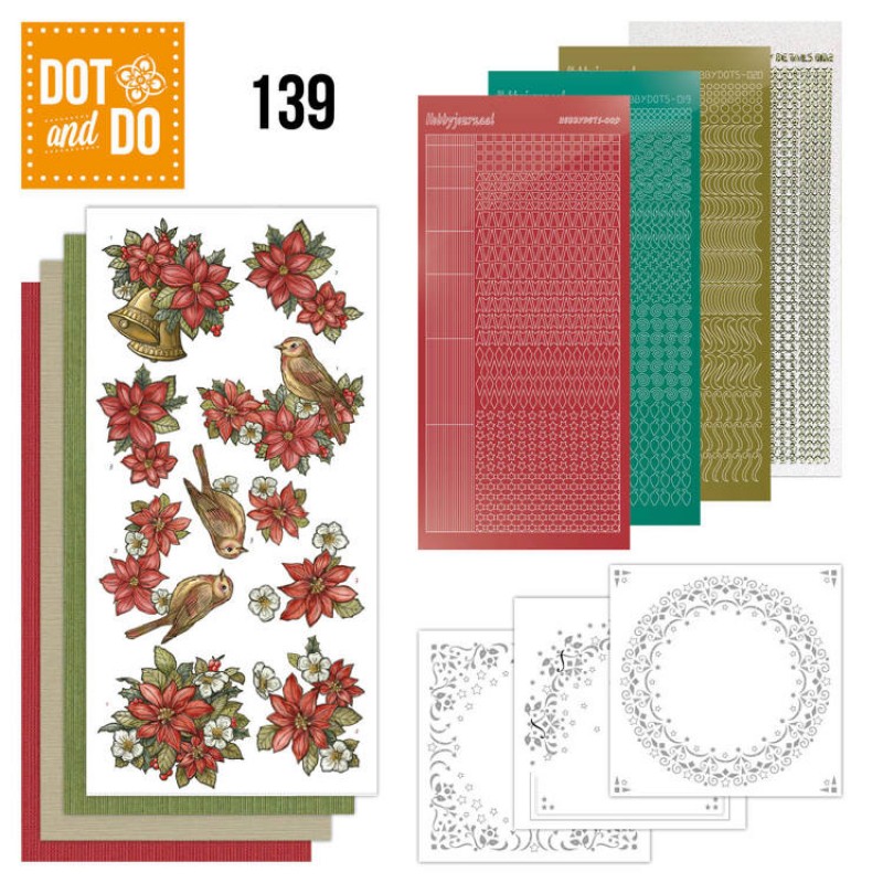 Dot en Do 139 Poinsettia Christmas