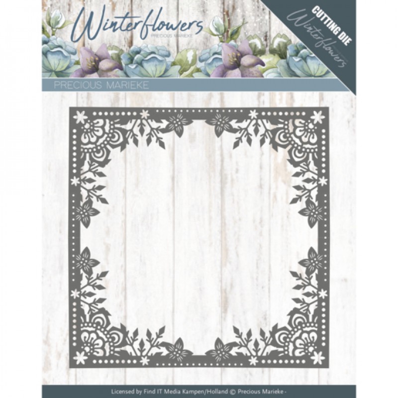 Dies - Precious Marieke - Winter Flowers - Ice Flower Frame