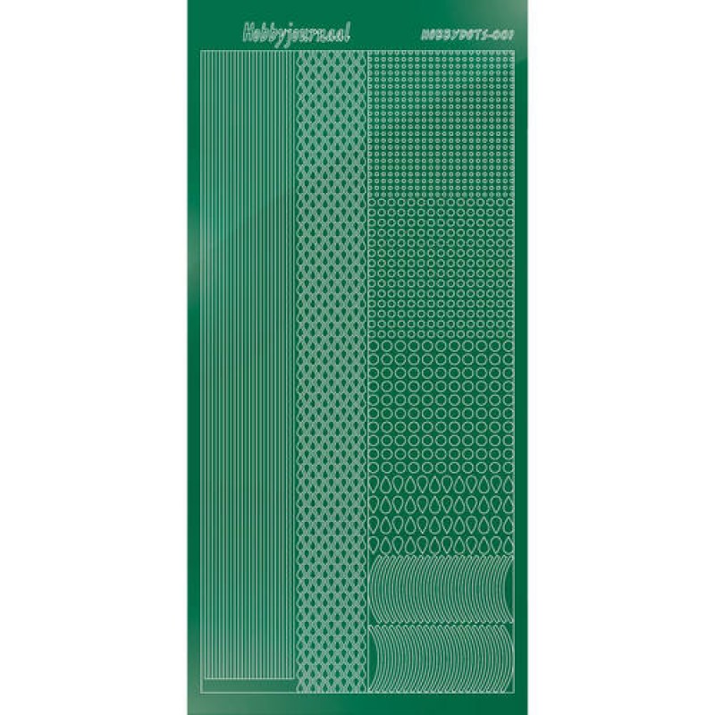 Hobbydots sticker - Mirror - Green