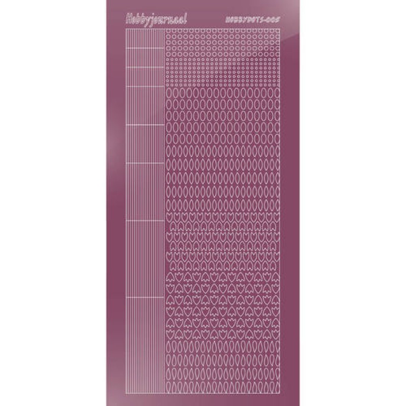 Hobbydots sticker - Mirror - Violet