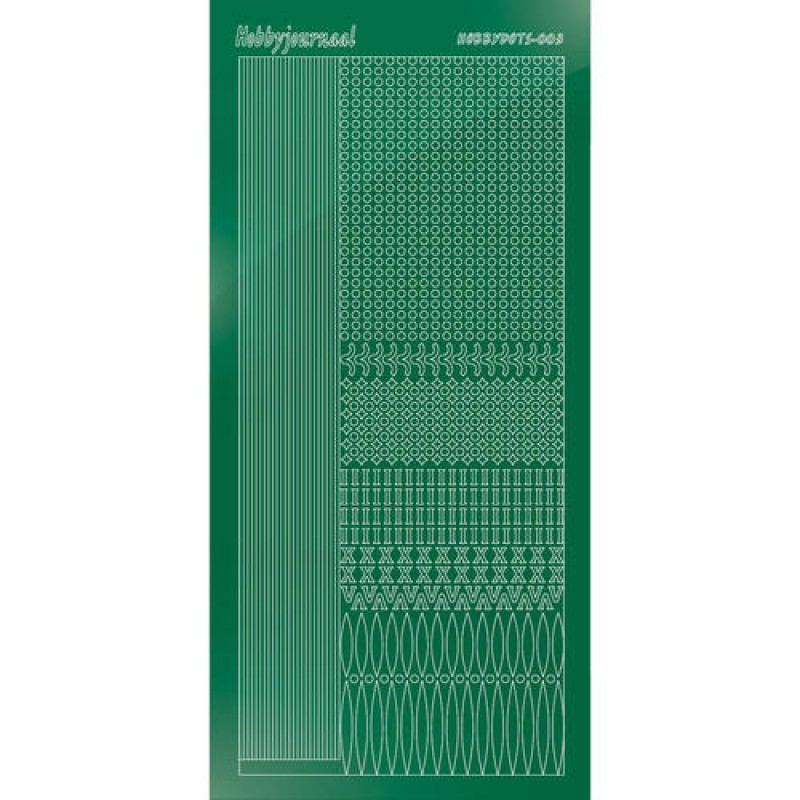 Hobbydots sticker - Mirror - Green