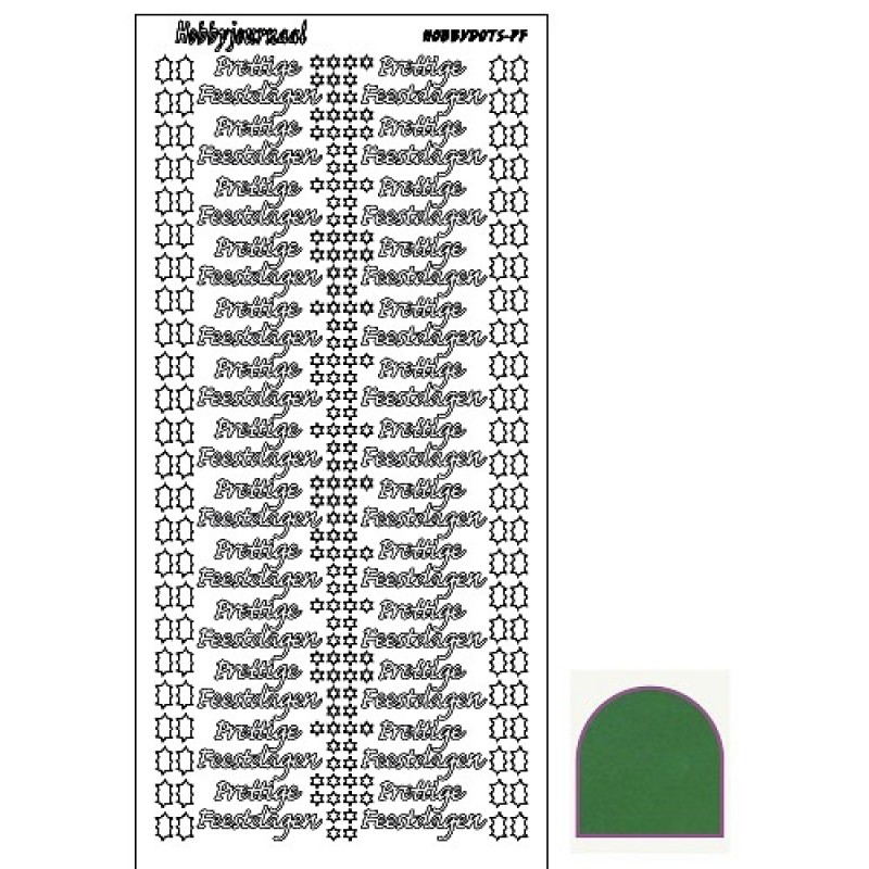 Hobbydots sticker - Mirror - Green