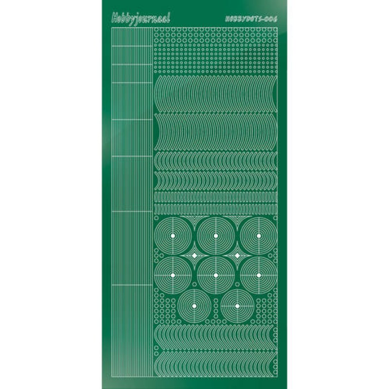 Hobbydots sticker - Mirror - Green