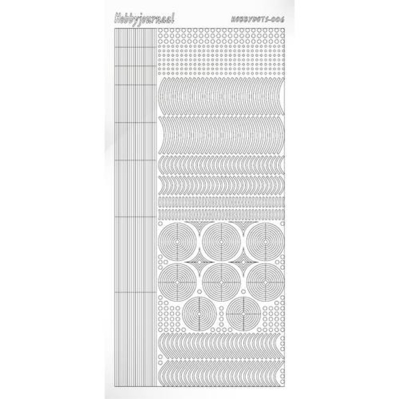 Hobbydots sticker - Adhesive - White