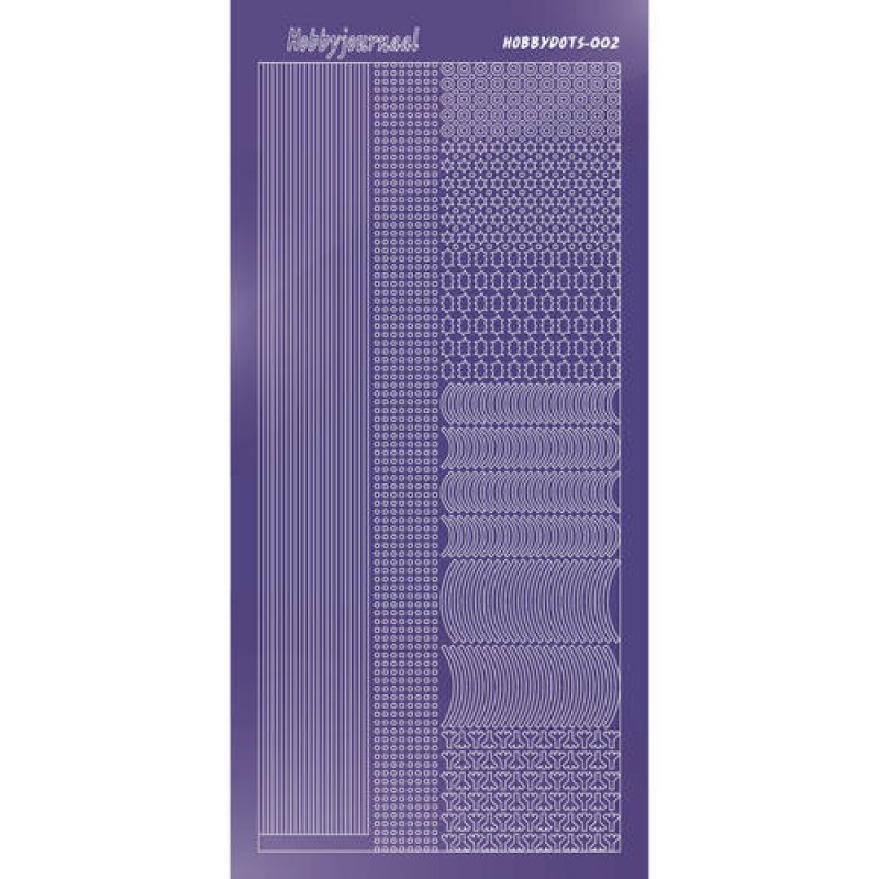 Hobbydots sticker - Mirror - Purple