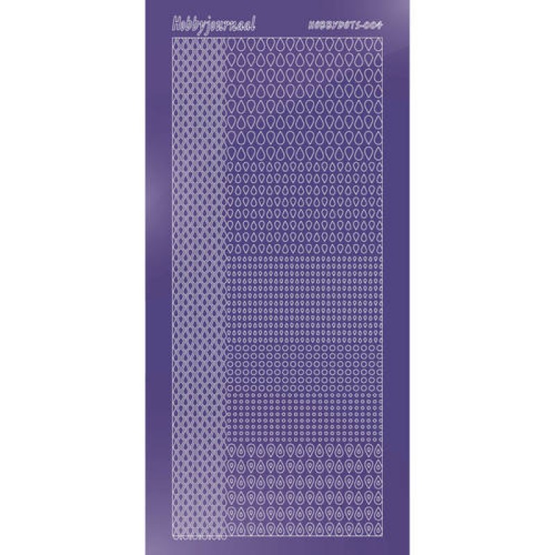 Hobbydots sticker - Mirror - Purple