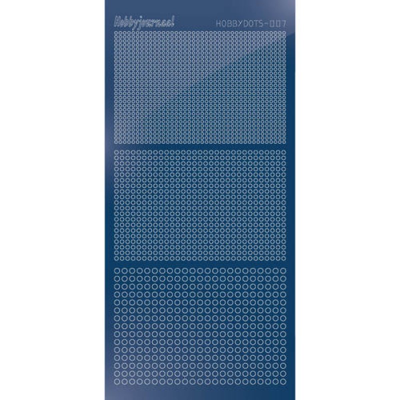 Hobbydots sticker - Mirror - Blue