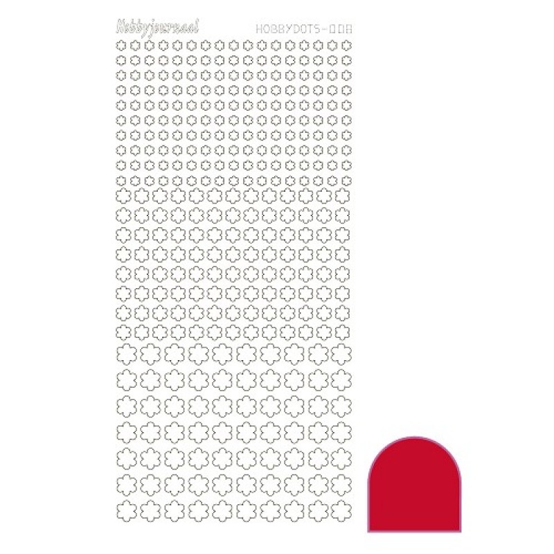 Hobbydots sticker - Adhesive - Red