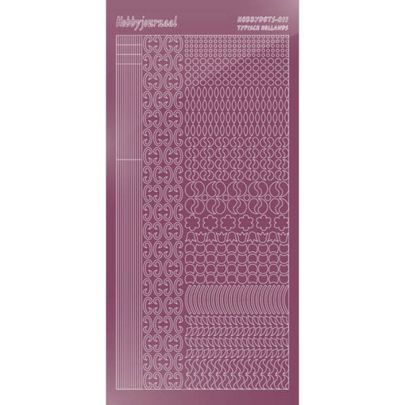 Hobbydots sticker - Mirror - Violet