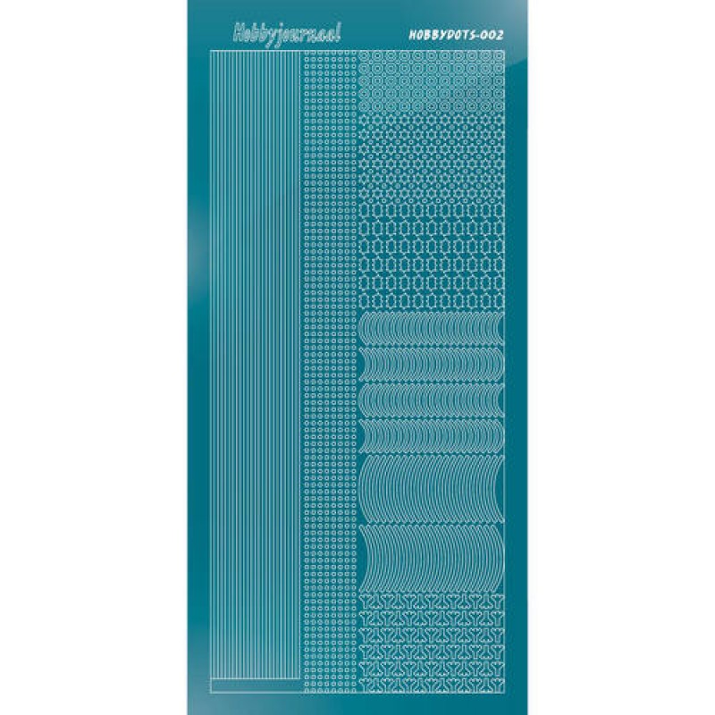 Hobbydots sticker - Mirror - Turquoise