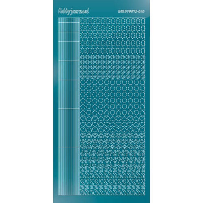 Hobbydots sticker - Mirror - Turquoise