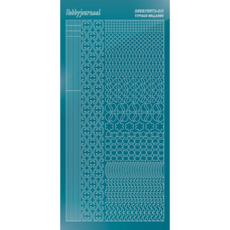 Hobbydots sticker - Mirror - Turquoise