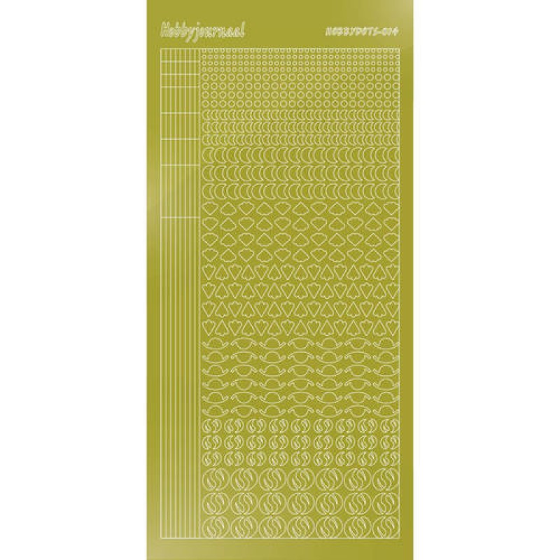 Hobbydots sticker - Mirror - Yellow