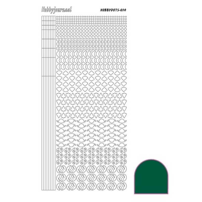 Hobbydots sticker - Adhesive Green